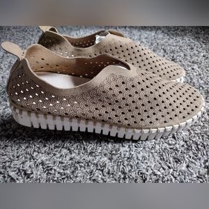 Tan Slip on Boutique Shoes